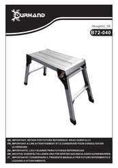 DURHAND B72-040 Manual