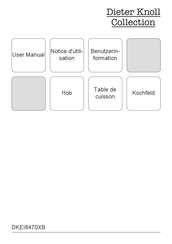 Dieter Knoll Collection DKEI8470XB User Manual