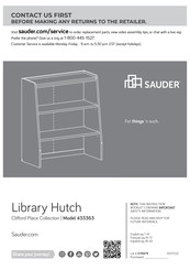 Sauder Clifford Place 433363 Manual