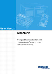Advantech MIC-770 V3 User Manual