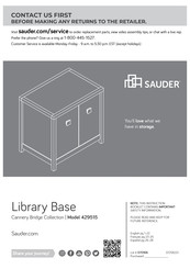 Sauder Cannery Bridge 429515 Manual