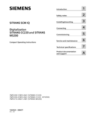 Siemens SITRANS CC220 Compact Operating Instructions