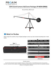 PROAIM CINEMA P-W5R-GRND Assembly Manual