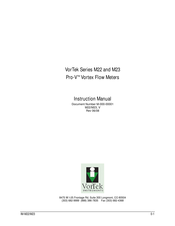 VorTek Pro-V M23 Instruction Manual