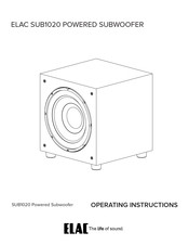 ELAC SUB1020 Operating Instructions Manual