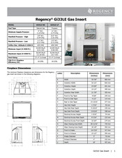 Regency Fireplace Products Gi33LE-LP Manual
