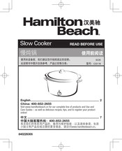 Hamilton Beach SC20 Manual