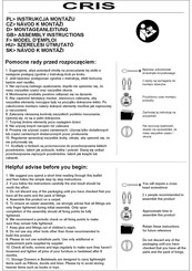 LANOmeble CRIS Assembly Instructions Manual