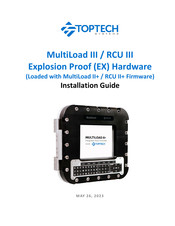Toptech MultiLoad RCU III Installation Manual