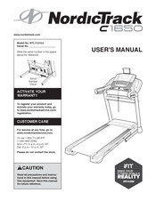 ICON NordicTrack C1650 User Manual