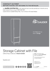 Sauder Clifford Place 433364 Manual