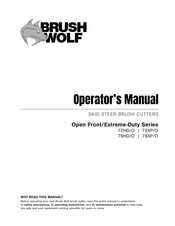 Brush Wolf 72HD/O Owner's Manual