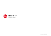 Leica M11-P Instruction Manual