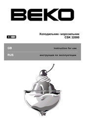 Beko CSK 32000 Instructions For Use Manual