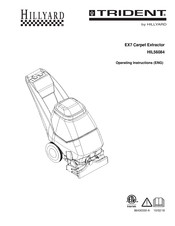 Hillyard TRIDENT EX7 Operating Instructions Manual