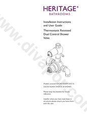 Heritage Bathrooms SHDA02 Installation Instructions And User Manual
