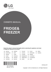 LG GBB62SWFFN Owner's Manual