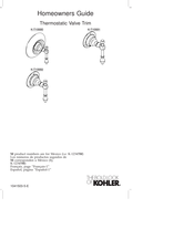 Kohler K-T10680 Homeowner's Manual