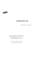 Samsung UMS4343-W User Manual