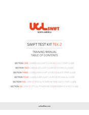 UCL SWIFT TEK-2 Training Manual