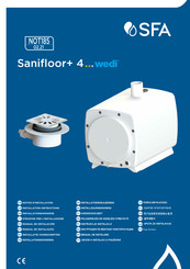 SFA Sanifloor+ 4 wedi Installation Instructions Manual