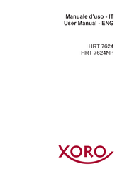 Xoro HRT 7624NP User Manual