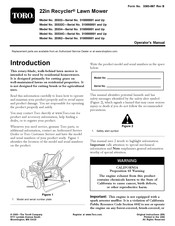 Toro Recycler 20332 Operator's Manual