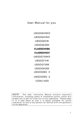Culina CLASSGH6IV User Manual