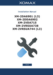 Xomax XM-2VDA715 Instruction Manual
