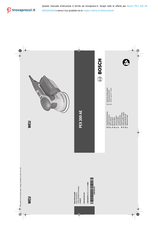 Bosch 06033A3000 Original Instructions Manual