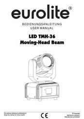 EuroLite LED TMH-36 Moving-Head Beam User Manual