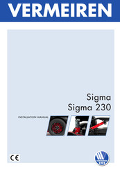 Vermeiren Sigma 230 Installation Manual
