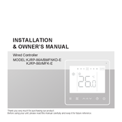 Romstal KJRP-86A/BMFNKD-E Installation & Owner's Manual
