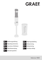 Graef HB82 Operating Instructions Manual