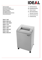 Krug & Priester IDEAL 2603-C/C Operating Instructions Manual