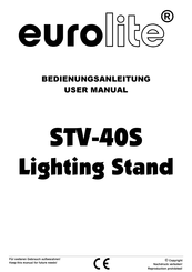 EuroLite STV-40S Lighting Stand User Manual