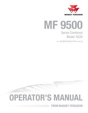 MASSEY FERGUSON MF 9500 Series Operator's Manual