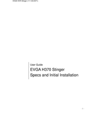 EVGA H370 Stinger User Manual