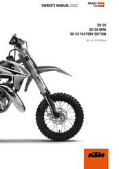 KTM 50 SX FACTORY EDITION 2022 Owner's Manual