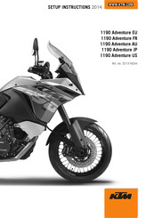 KTM 1190 Adventure 2014 Setup Instructions