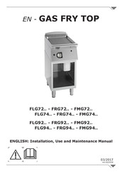 Giorik FLG92 Series Instructions For Installation, Use And Maintenance Manual