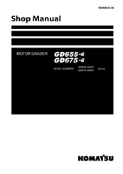 Komatsu GD675- 60001 Shop Manual