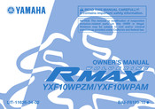 Yamaha WOLUERINE RMAX Owner's Manual