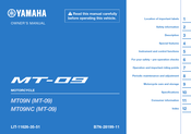 Yamaha MT09 Owner's Manual