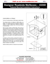 Salsbury Industries 4325D Installation Instructions Manual