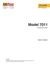 Fluke 7011 User Manual