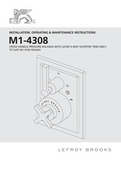Lefroy Brooks M1-4308 Installation, Operating,  & Maintenance Instructions