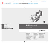 Bosch GHO 18V-LI Professional Original Instructions Manual