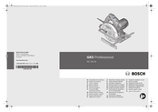 Bosch PROFESSIONAL GKS 55 Original Instructions Manual