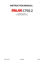 Palax C750 Ergo Instruction Manual